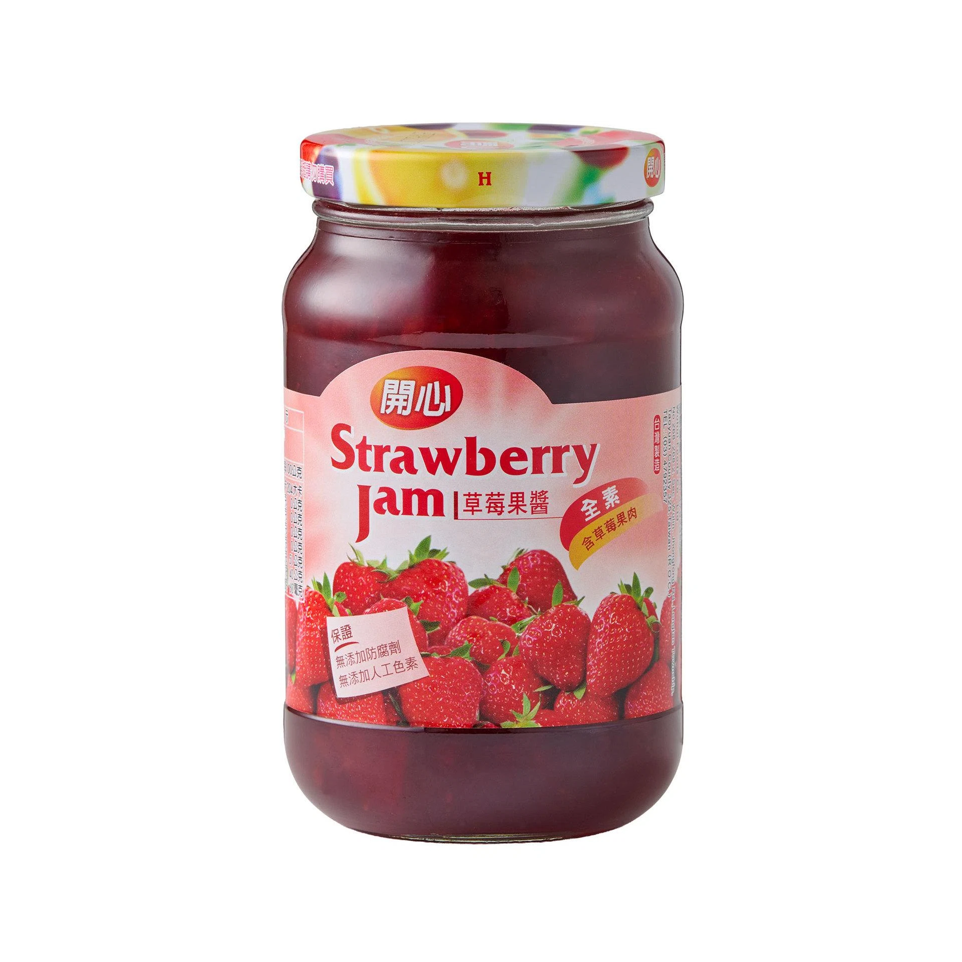 開心草莓果醬430g