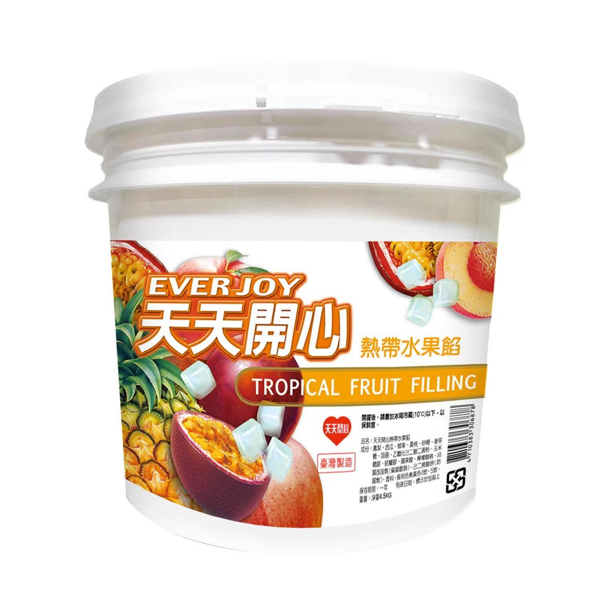 天天開心熱帶水果果餡